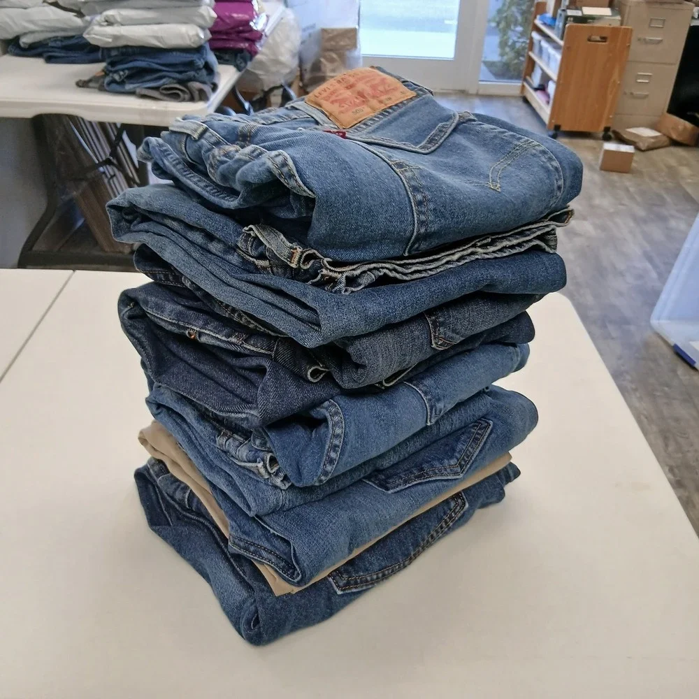 Levi's‎ 501 505 550 Jeans Lot 9 Mens Sizes 36-42 Bulk Reseller Wholesale Grade A